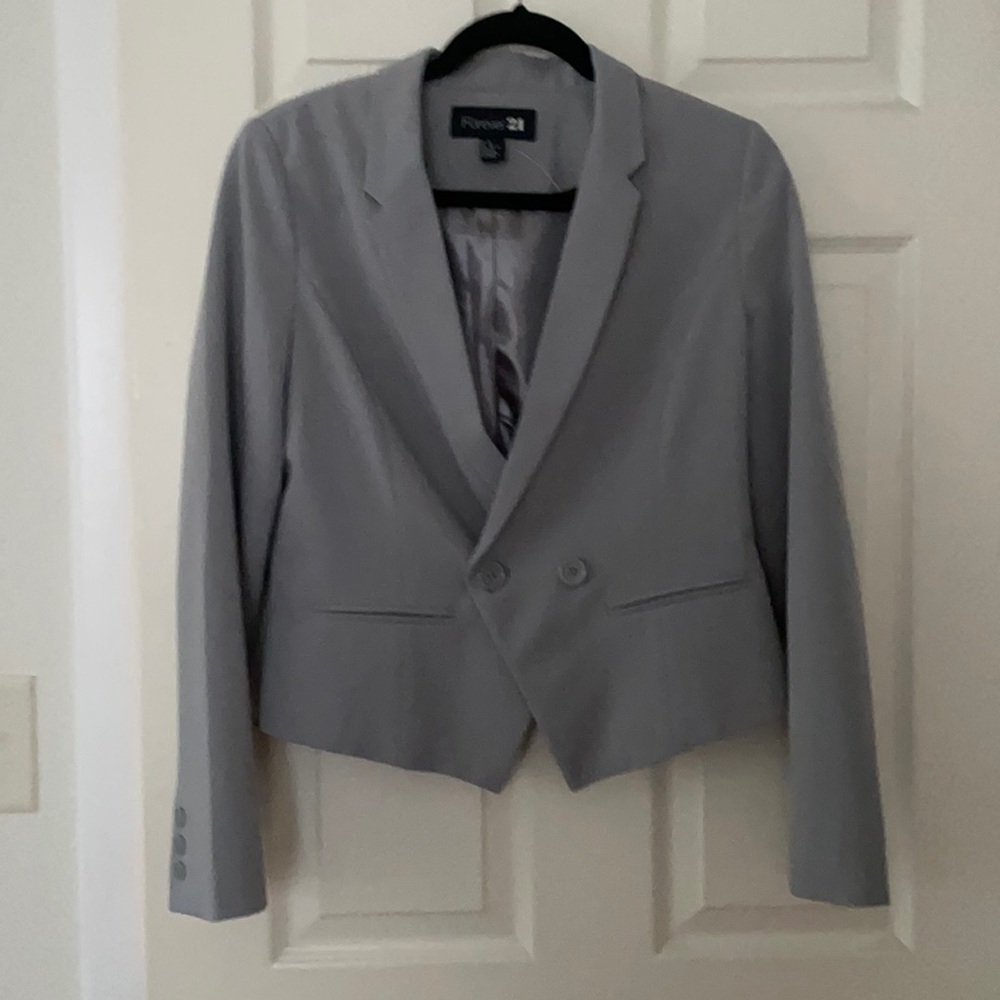 Forever 21 grey blazer